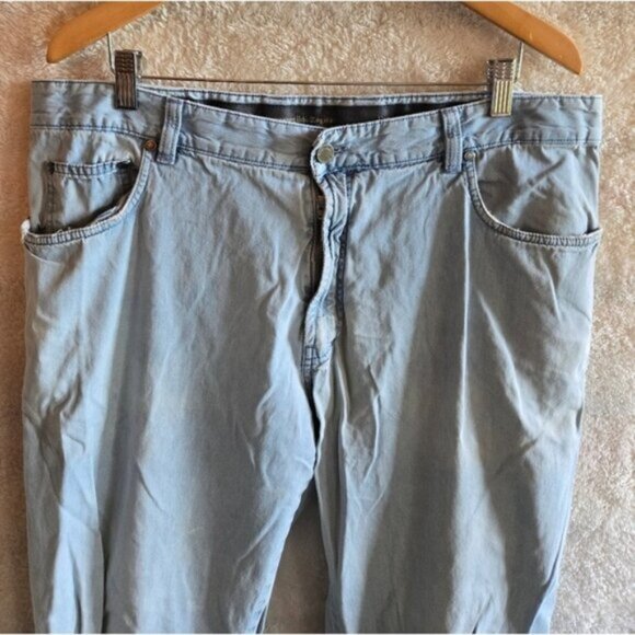 Ermenegildo Zegna Light Blue Straight Leg Men's Jeans 40" - Picture 2 of 5
